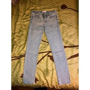 Embroidered Loft Jeans
